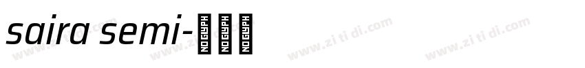 saira semi字体转换 saira semi字体转换